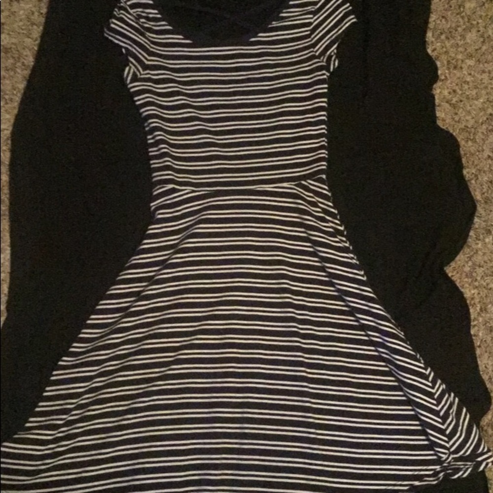 STRIPED STRAPPY SUN DRESS